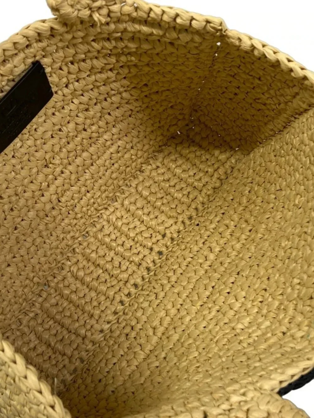 VALENTINOGARAVANI Viva Superstar Small Woven Raffia, V Logo Signature Beige